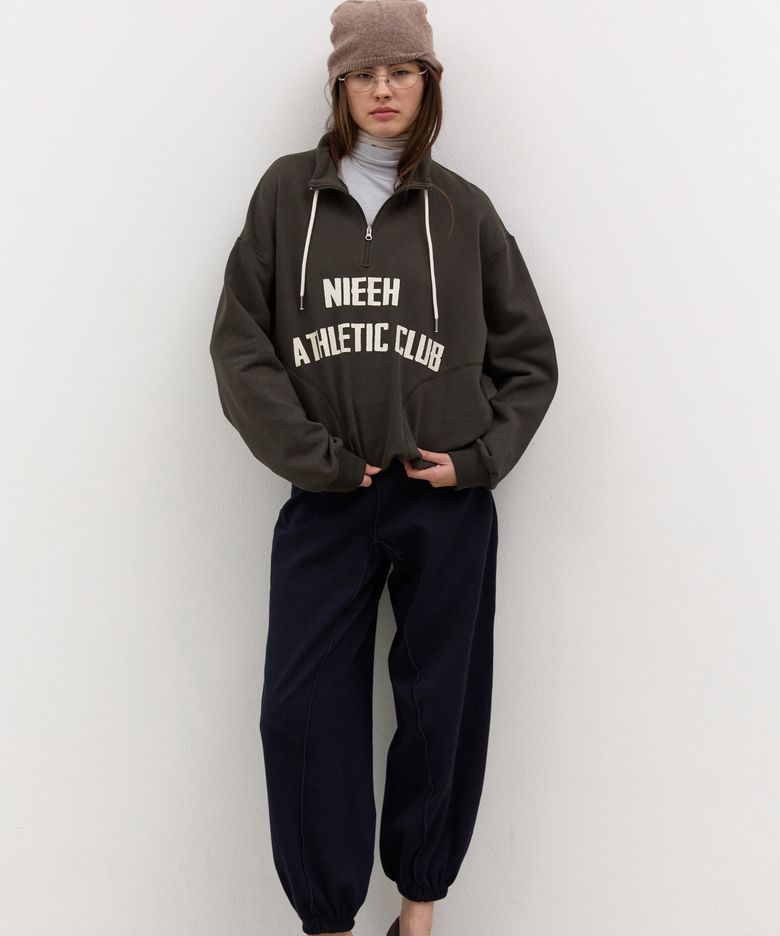 Half neck zip (Charcoal)