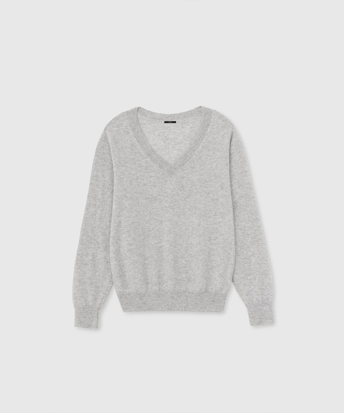 니히(NIEEH) V neck cashmere knit (Gray)