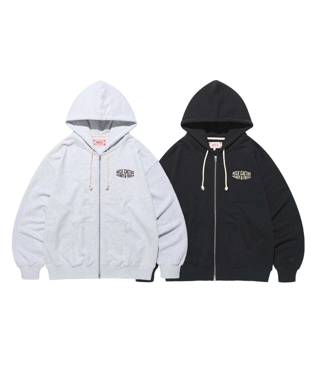 에이카화이트(AECA) AECA CACTUS ZIP-UP HOODIE (2color)