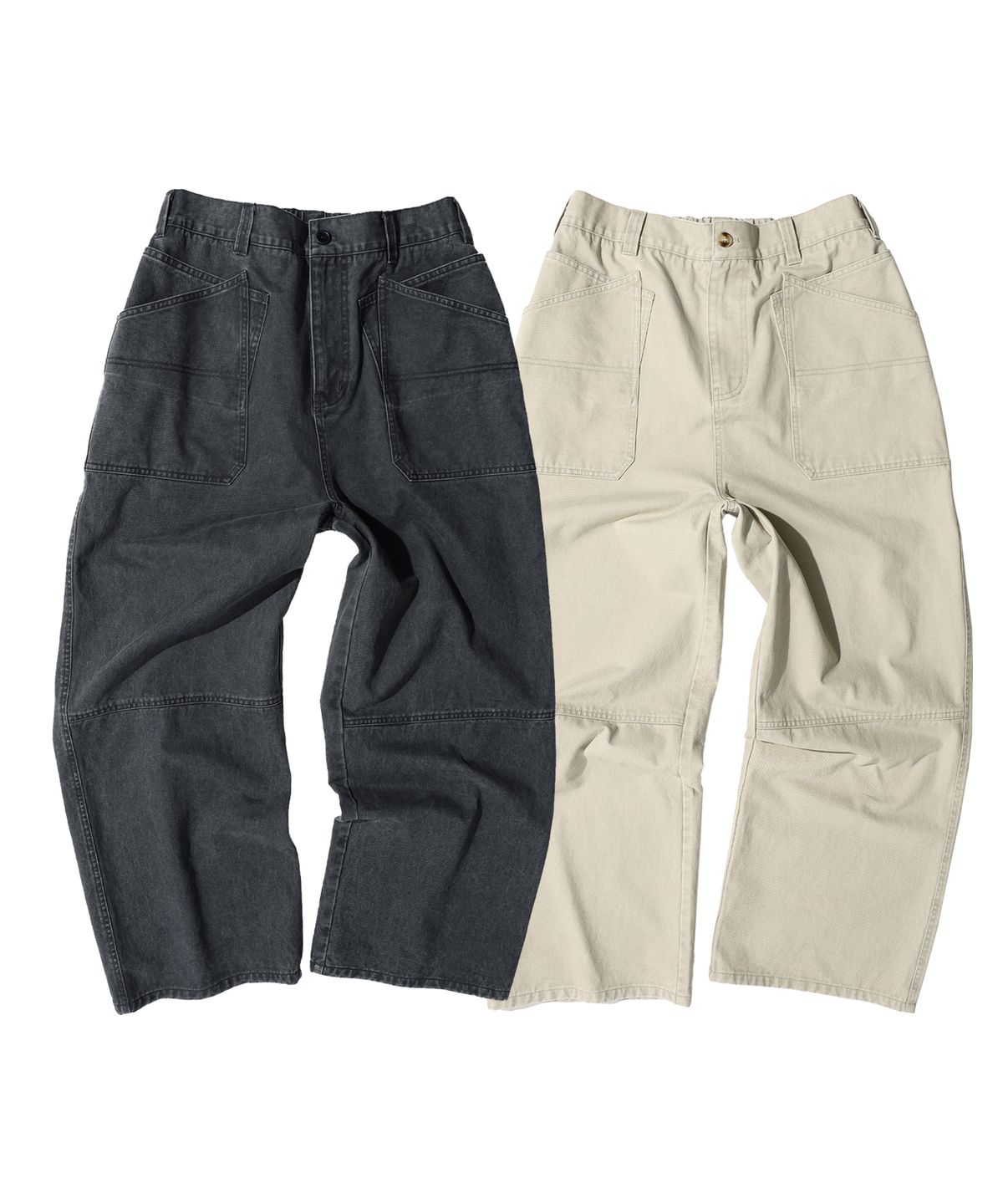 에이카화이트(AECA) AECA COMFORT WIDE TWILL PANTS (2color)