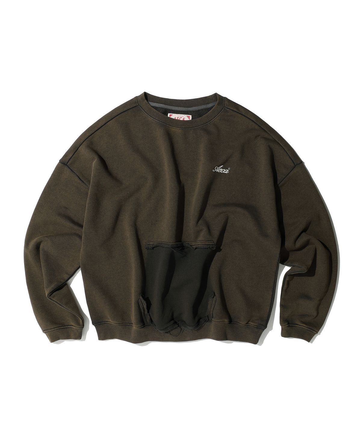 에이카화이트(AECA) AECA WASHED POCKET SWEAT SHIRTS (2color)