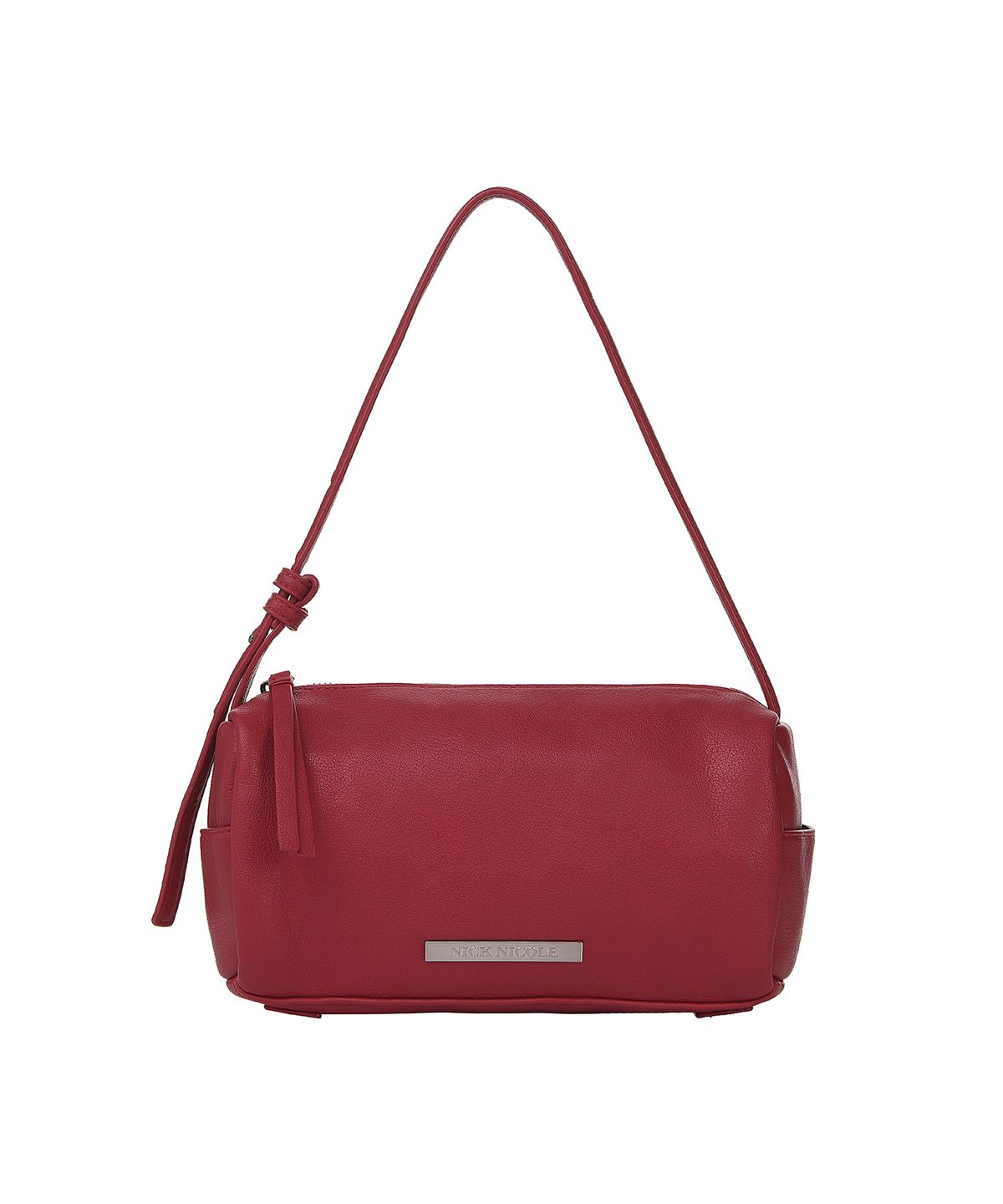 닉앤니콜(NICK&NICOLE) EMBOSSED METAL MINI BAG_RED