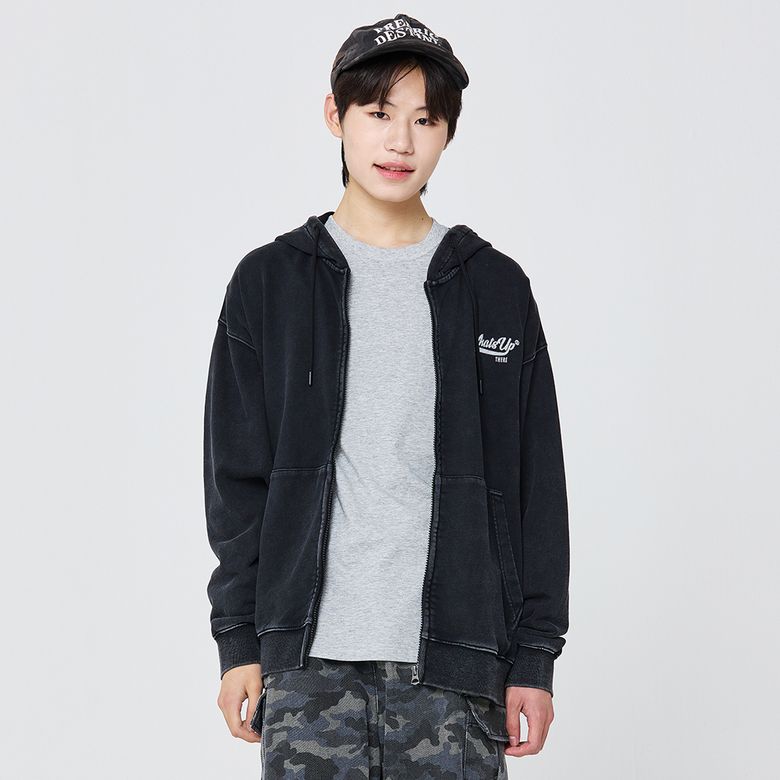 스톤워싱후드점퍼(26F5102)