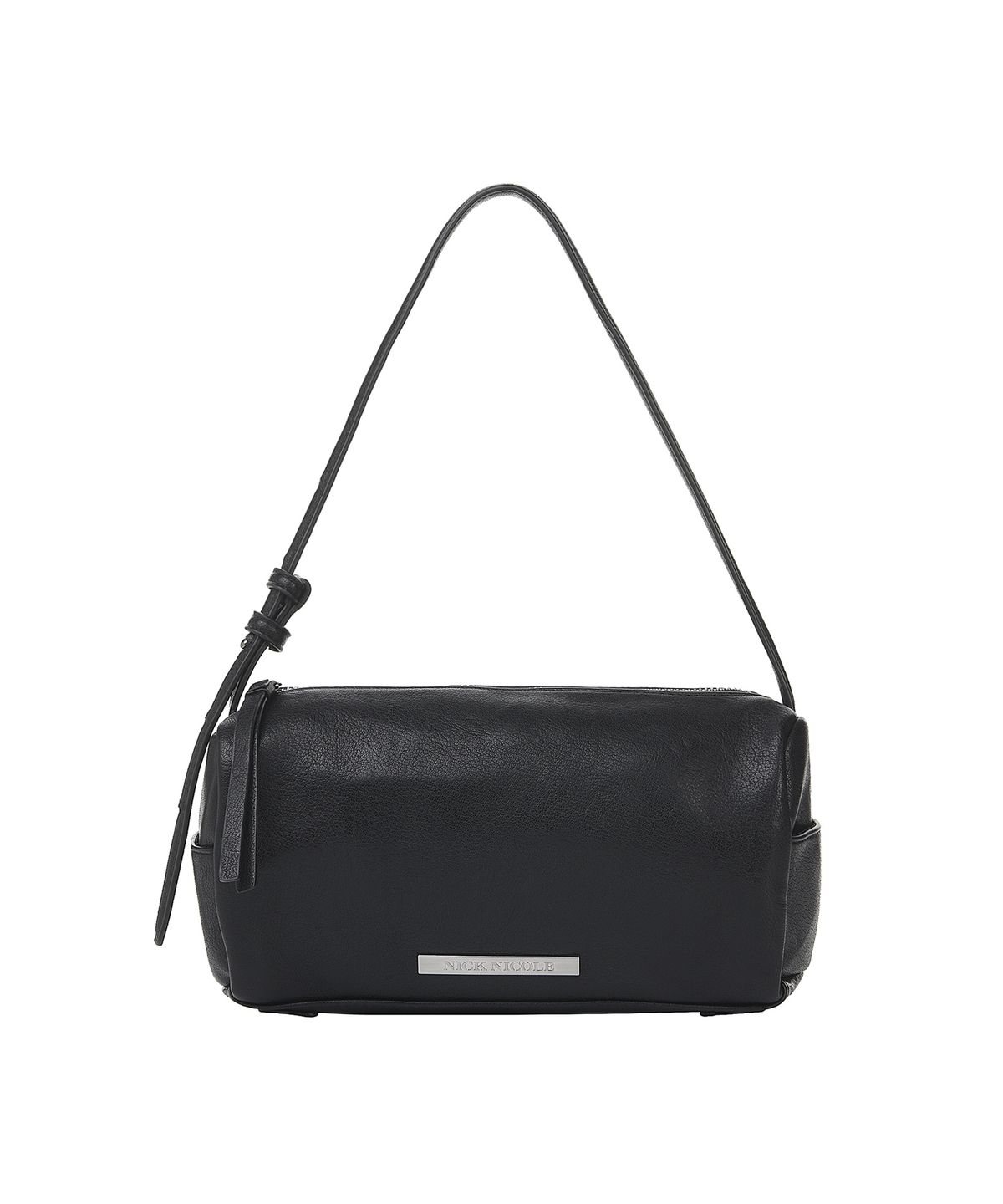닉앤니콜(NICK&NICOLE) EMBOSSED METAL MINI BAG_BLACK