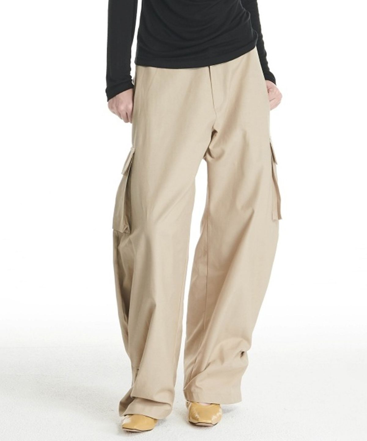 프로젝트 웨이브(PROJECT WAVE) Double Cargo Banding Pant (2color)