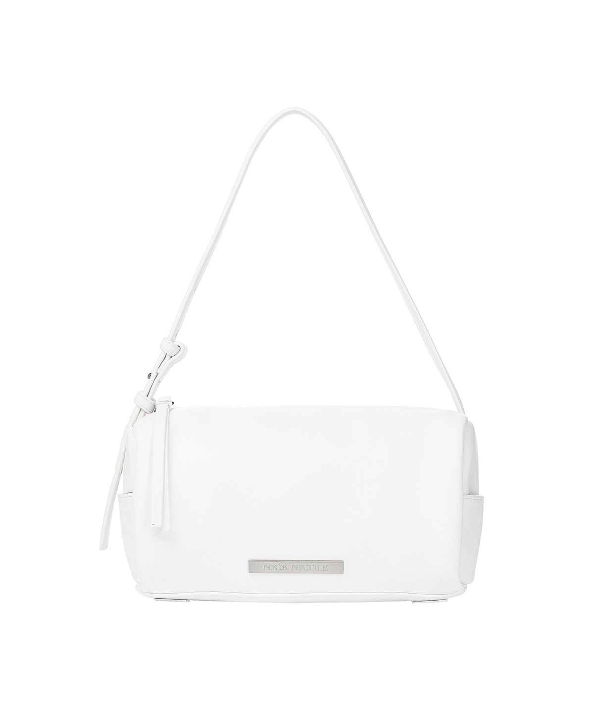 닉앤니콜(NICK&NICOLE) EMBOSSED METAL MINI BAG_IVORY