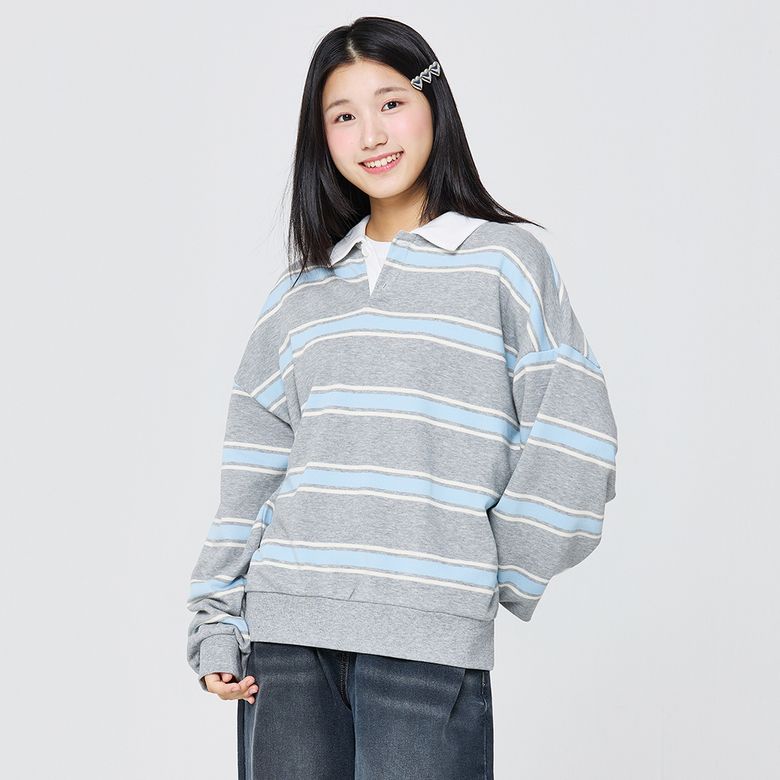 멜란스트라이프카라맨투맨티(26F1456)