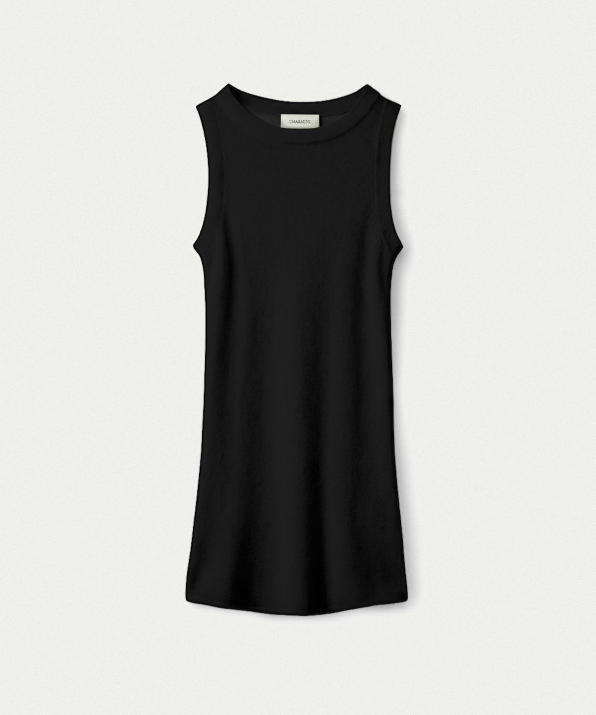 우마뭉(UMARMUNG) Weightless wool cashmere sleeveless top_Black
