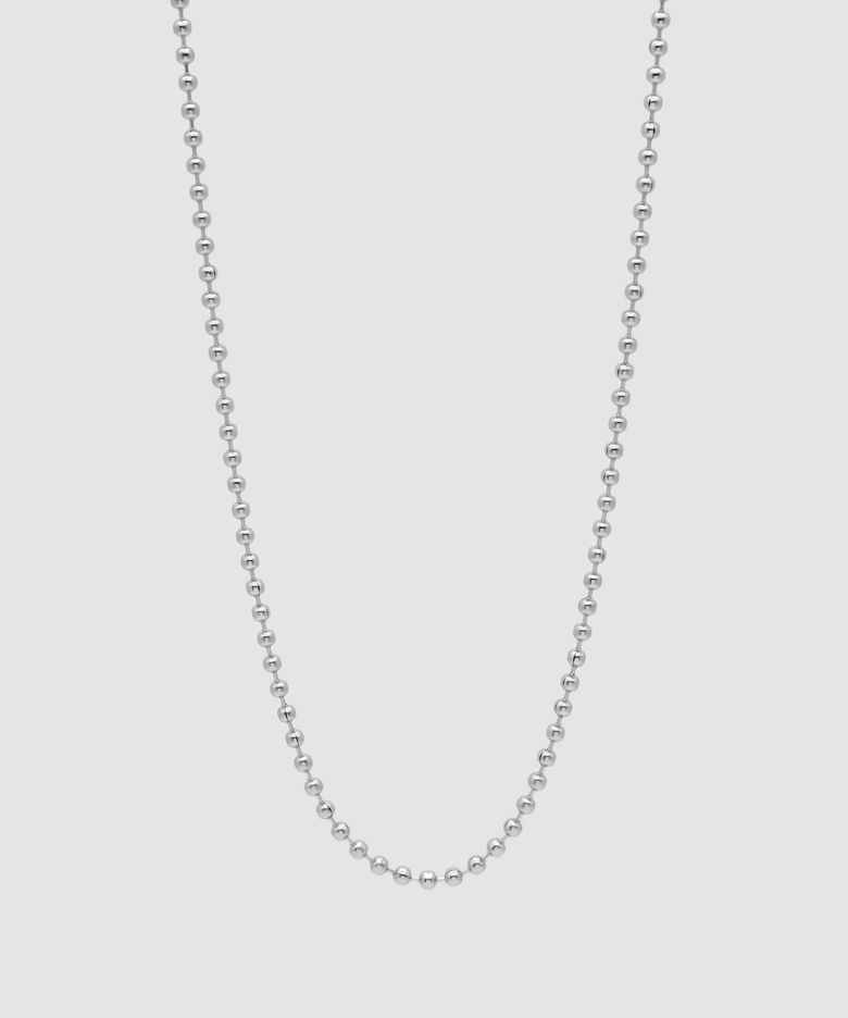 베이직 볼체인 목걸이_2.5mm