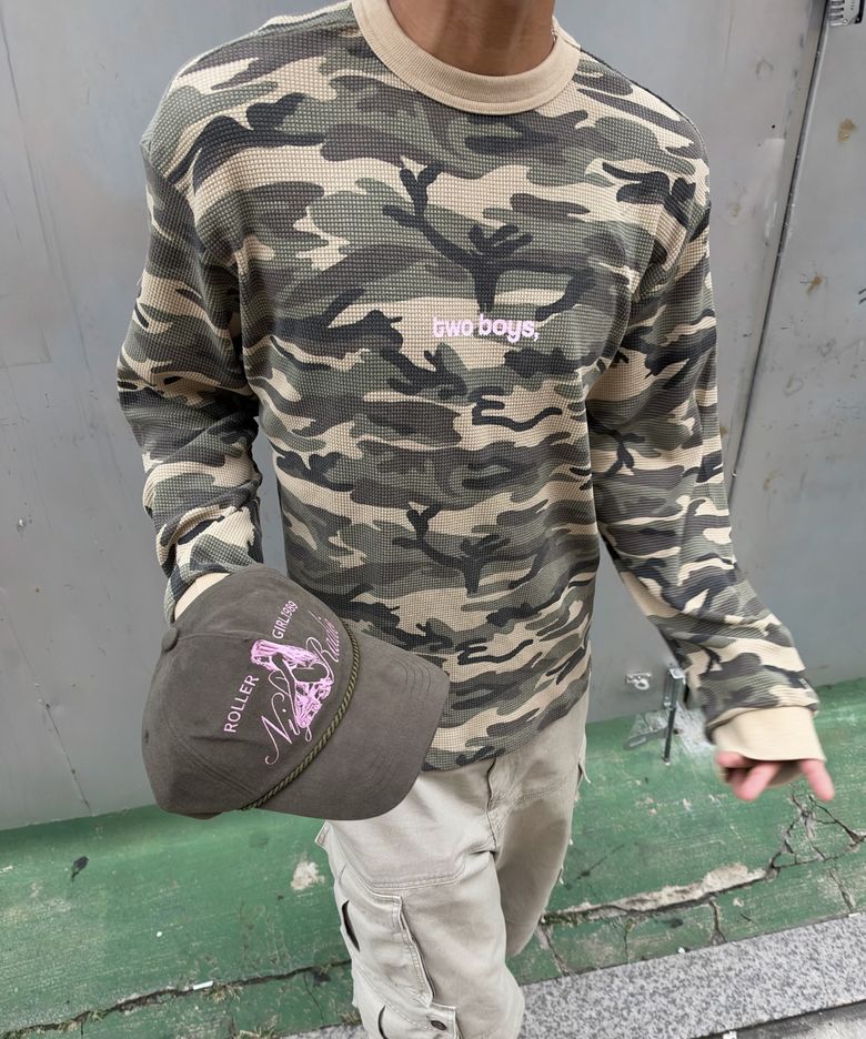 [이태양 PICK] Duo Waffle T-shirt_Camo