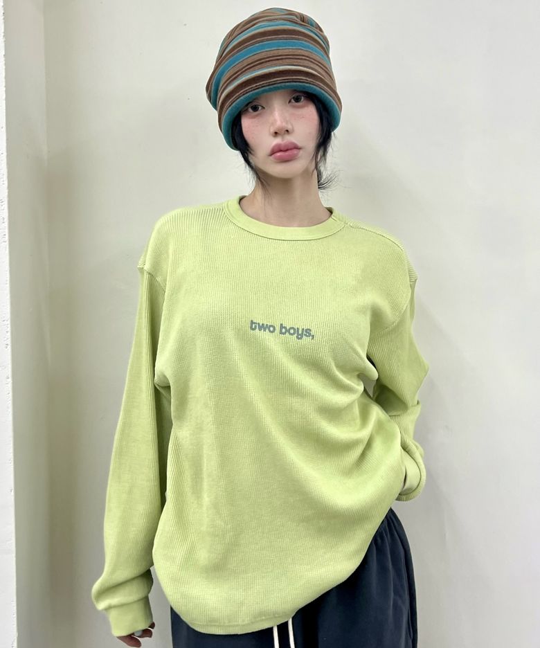 [이태양 PICK] Duo Waffle T-shirt_Lime