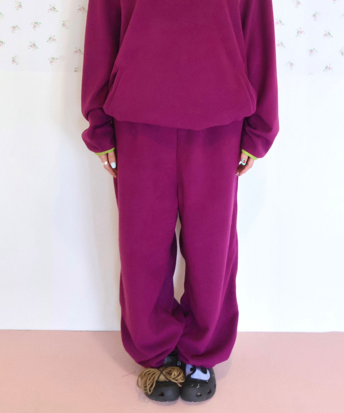키코지(KIKOZY) Fleece pants_Purple