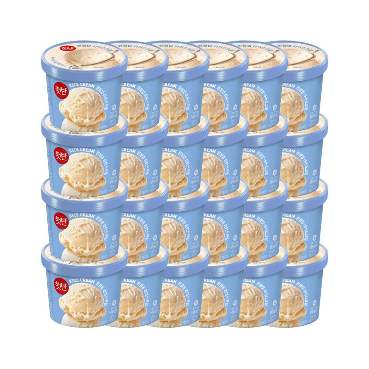 CJ제일제당(CJCHEILJEDANG) 햇반 흰쌀밥 라이스크림 100ml x24개