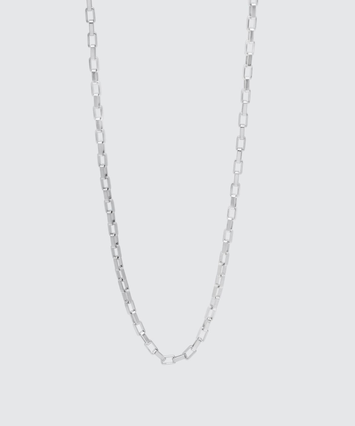 아이엠제이(IAMJ) 베이직 스퀘어 체인 목걸이_2.5mm