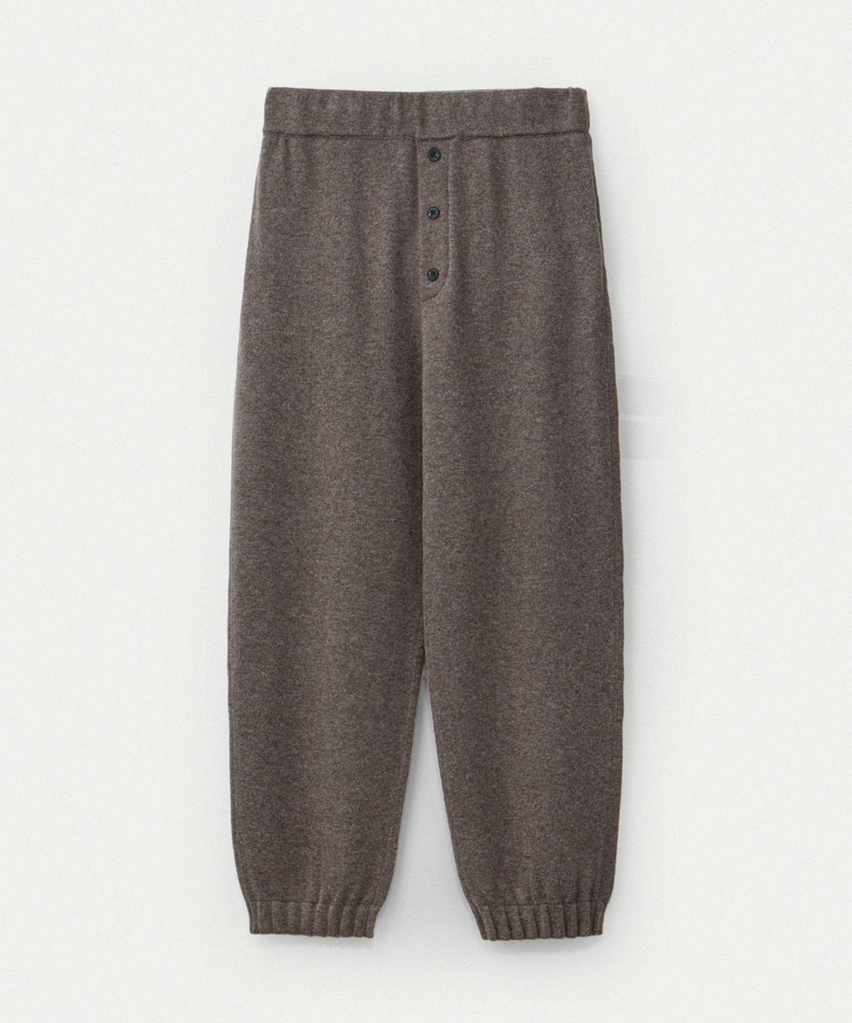 우마뭉(UMARMUNG) Wool cashmere jogger pant_Taupe
