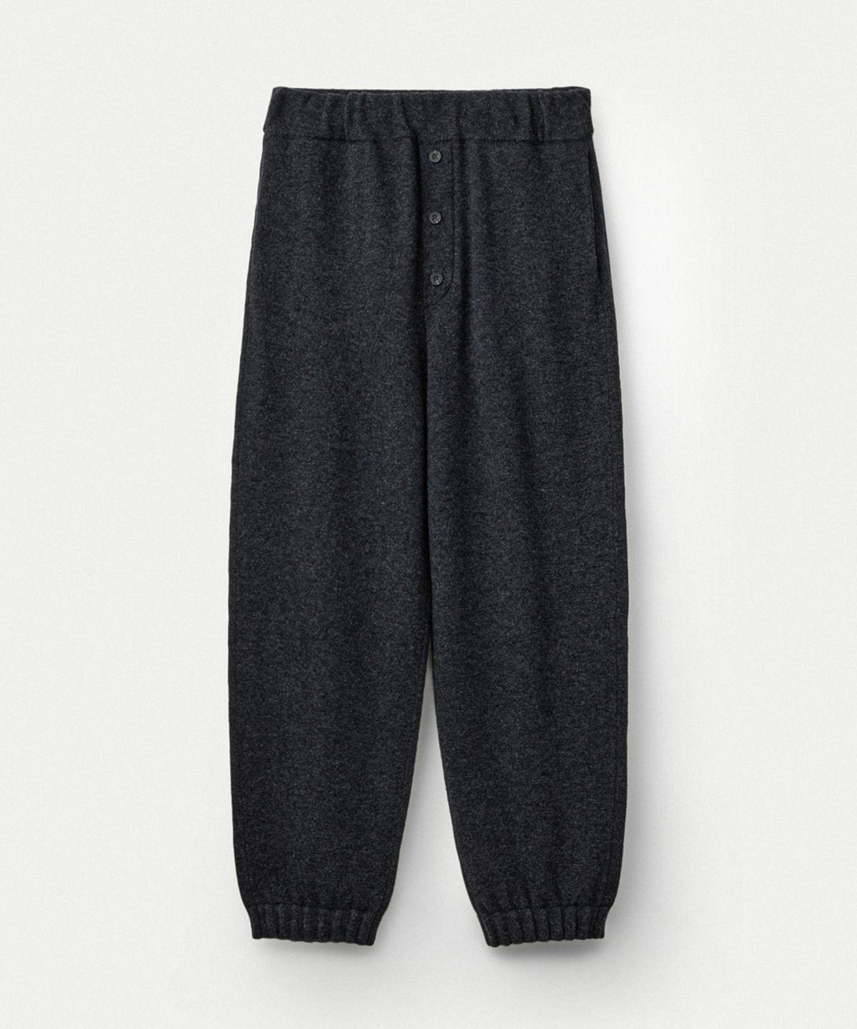 우마뭉(UMARMUNG) Wool cashmere jogger pant_Graphite