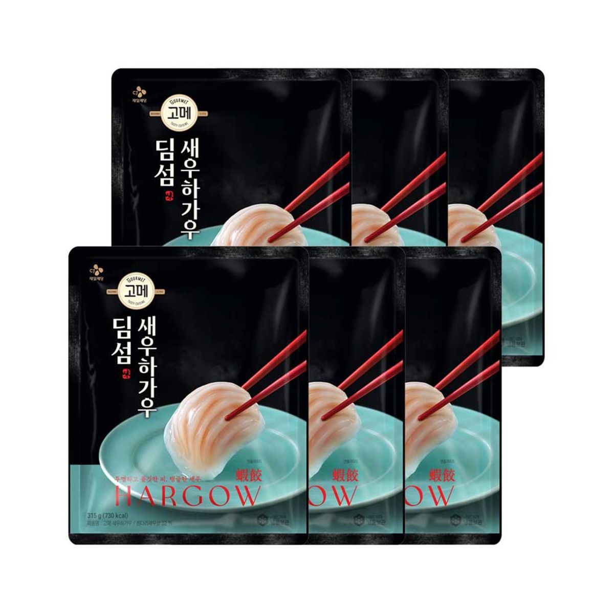 CJ제일제당(CJCHEILJEDANG) 고메 새우하가우 315g x6개