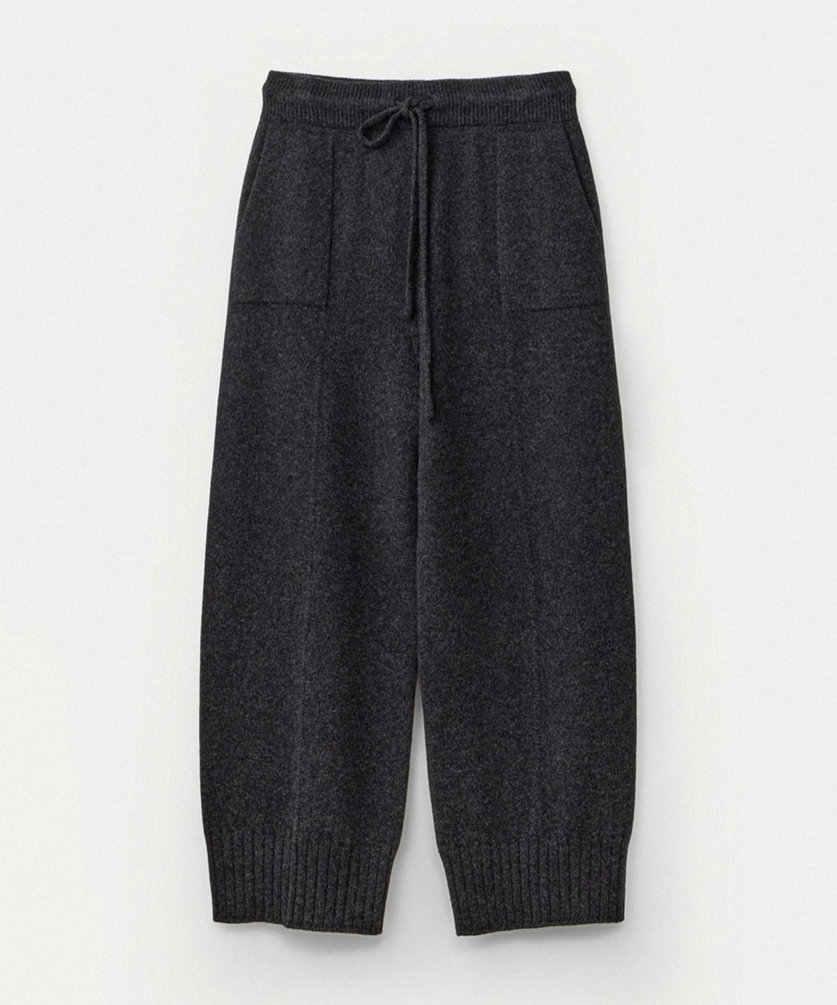 우마뭉(UMARMUNG) Super fine merino wholegarment pants_Charcoal
