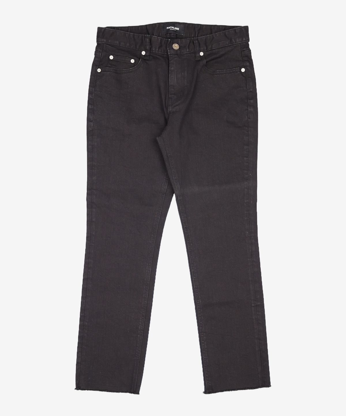 페이탈리즘(FATALISM) black crop jeans #0069 46