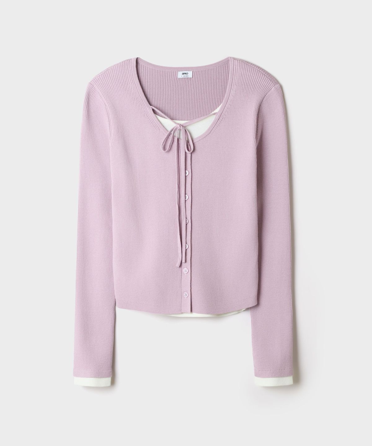 스파오(SPAO) 홀터넥 레이어드 카디건_SPCKG49G02