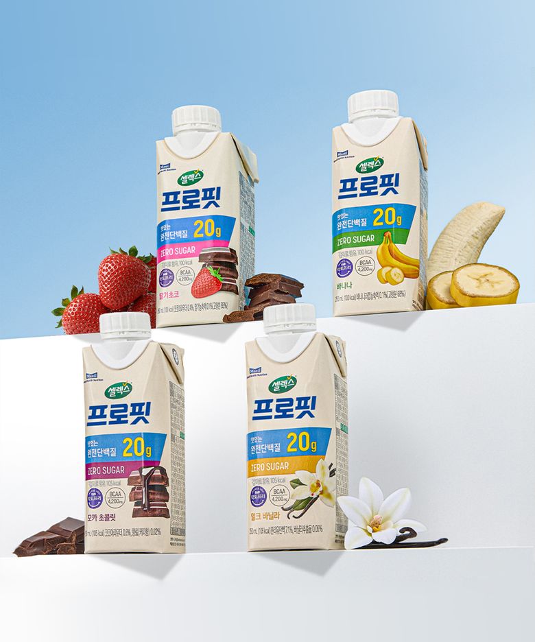 [36개] 프로핏 드링크 250ML(딸기초코, 모카초콜릿, 밀크바나나, 바나나 중 택 2)