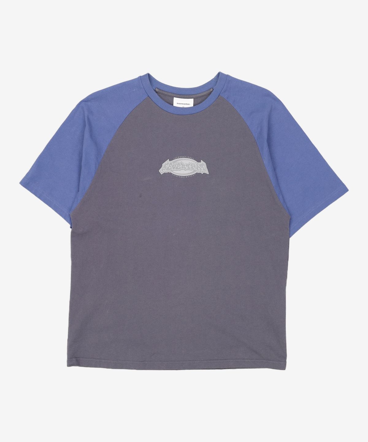 디스이즈네버댓(THISISNEVERTHAT) Raglan Tee Navy/Charcoal S