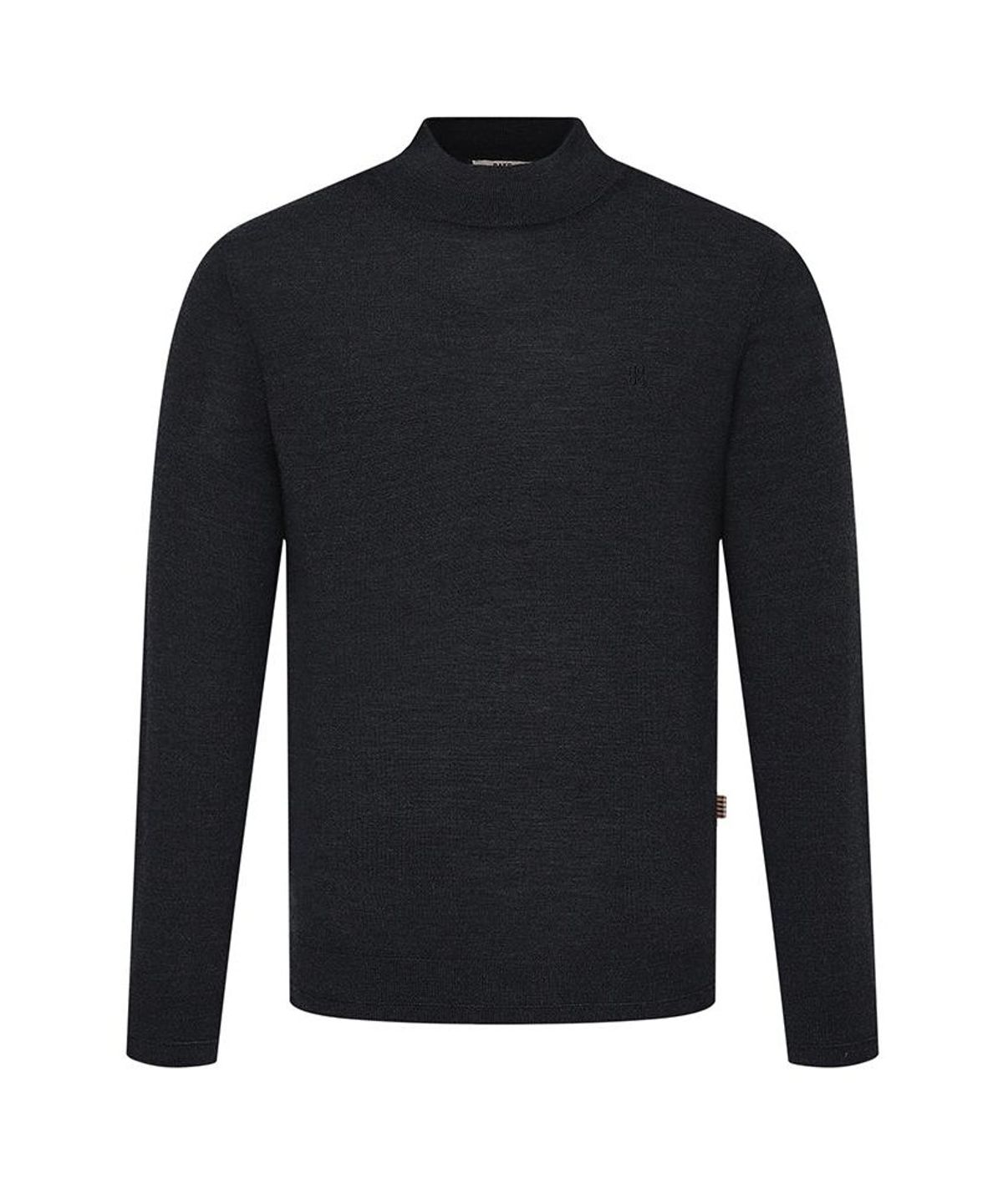 닥스셔츠(DAKS SHIRTS) 울100 터틀넥 니트 레귤러핏 그레이_DLW3SWTN450G1