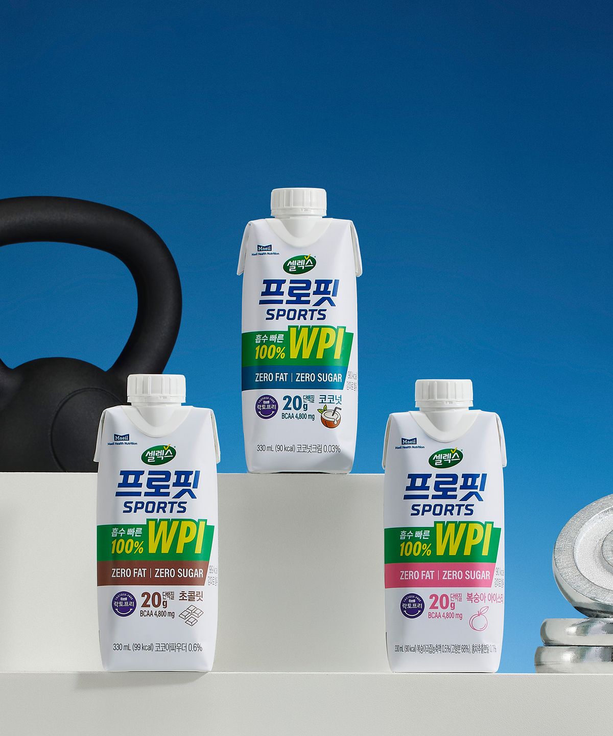 셀렉스(SELEX) [24개] 프로핏 스포츠 WPI 드링크330ML(초콜릿,코코넛, 복숭아 중 택 2)