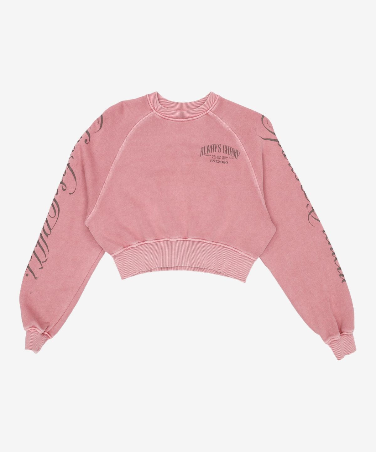 에이치덱스(HDEX) 우먼스 얼웨이즈 피그먼트 스웨트 셔츠 (Pigment Pink) S