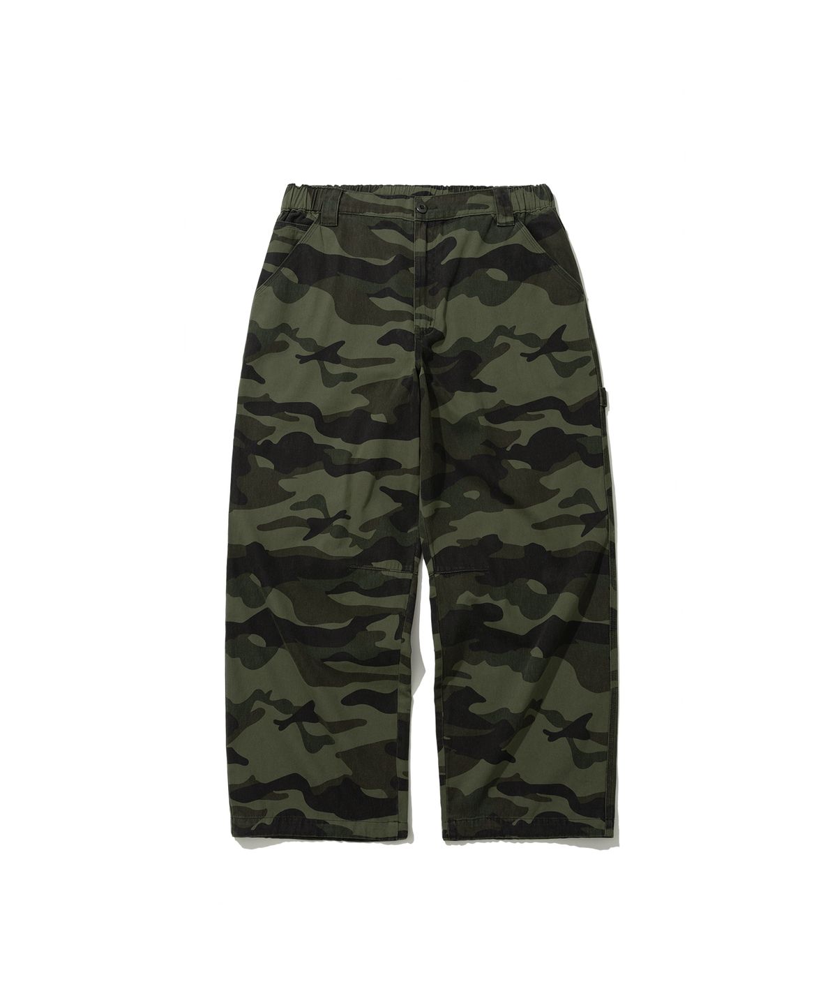 앵글런(ANGLAN) Military Work Wide Pants - Camo