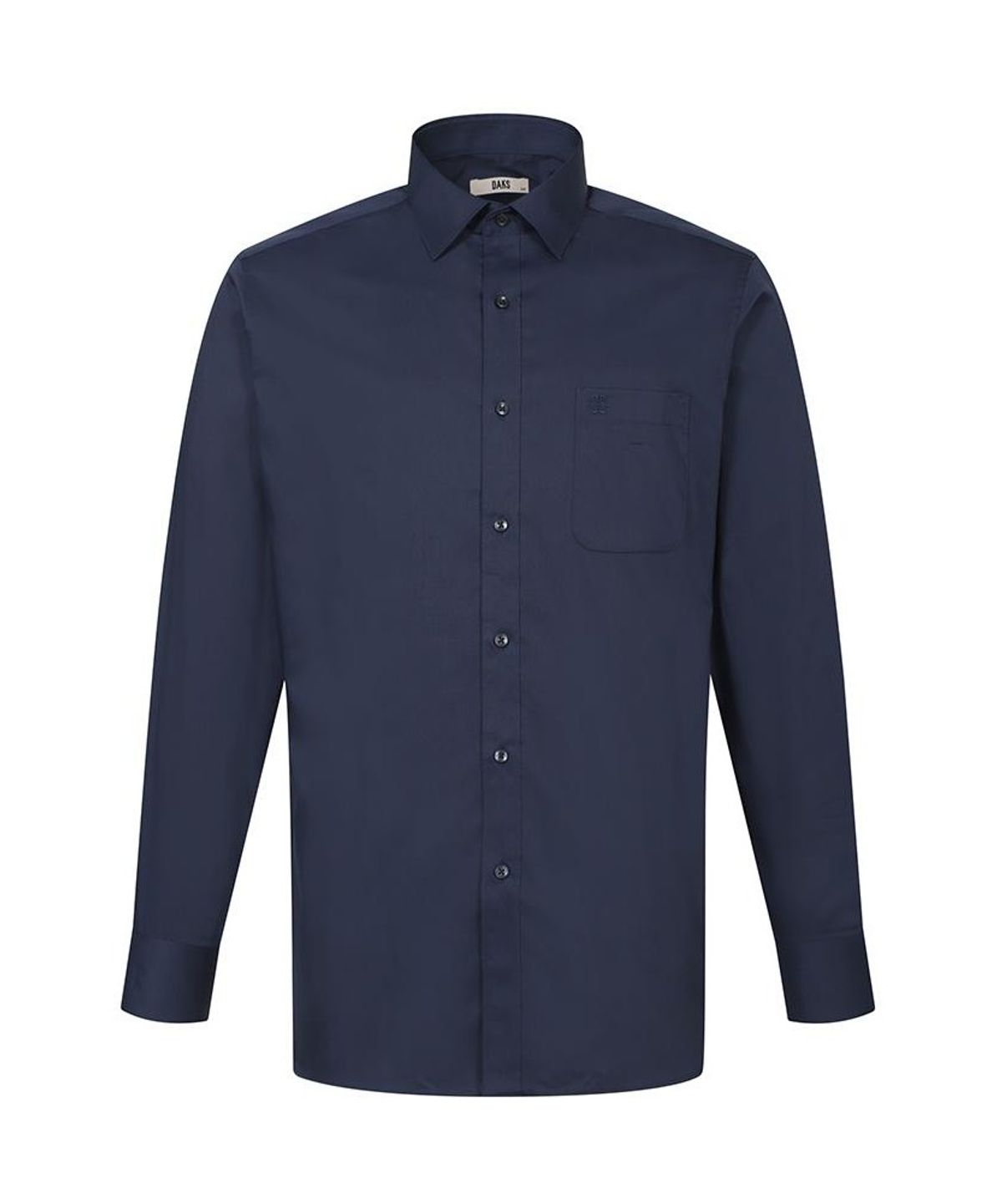 닥스셔츠(DAKS SHIRTS) 이지케어 스트레치 솔리드셔츠 레귤러핏 네이비_DMP2SHDL104N1