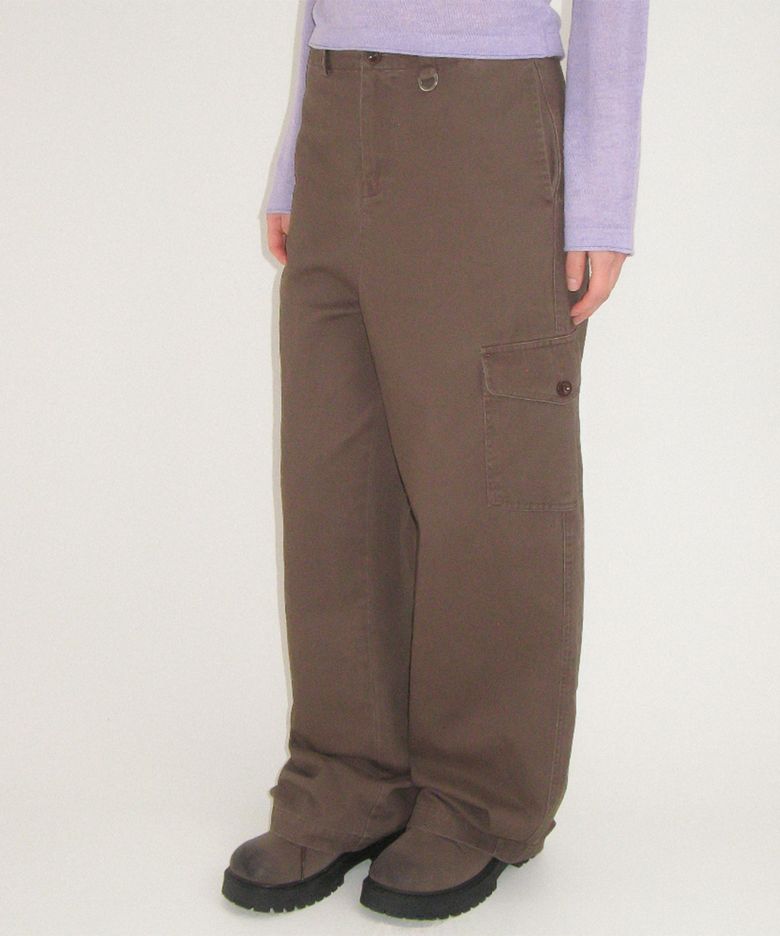 PIGMENT DOUBLE CARGO PANTS BROWN