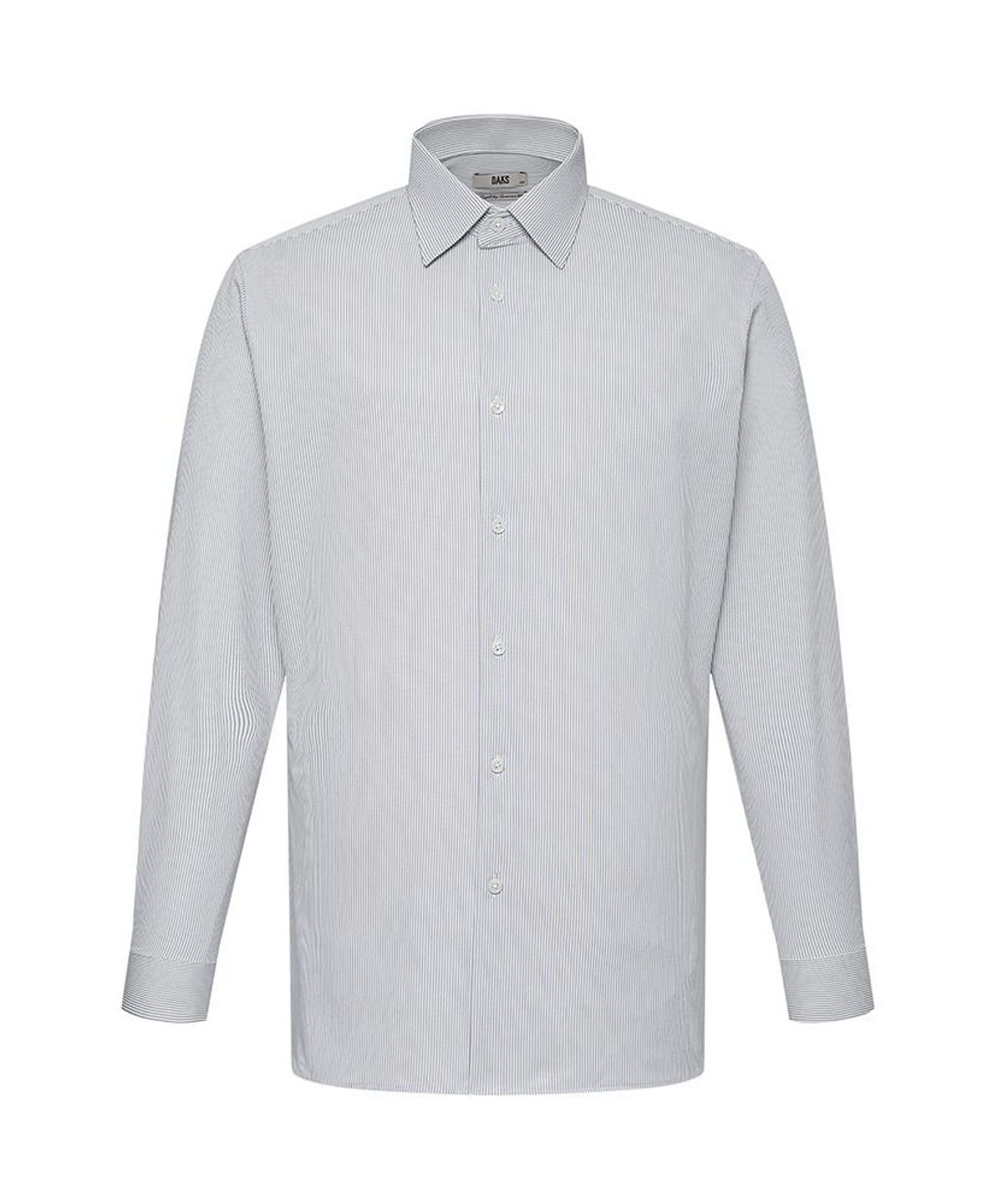 닥스셔츠(DAKS SHIRTS) 노케어 폴리100 스트라이프셔츠 컴포트슬림핏 그레이_DMA1SHDL284G1