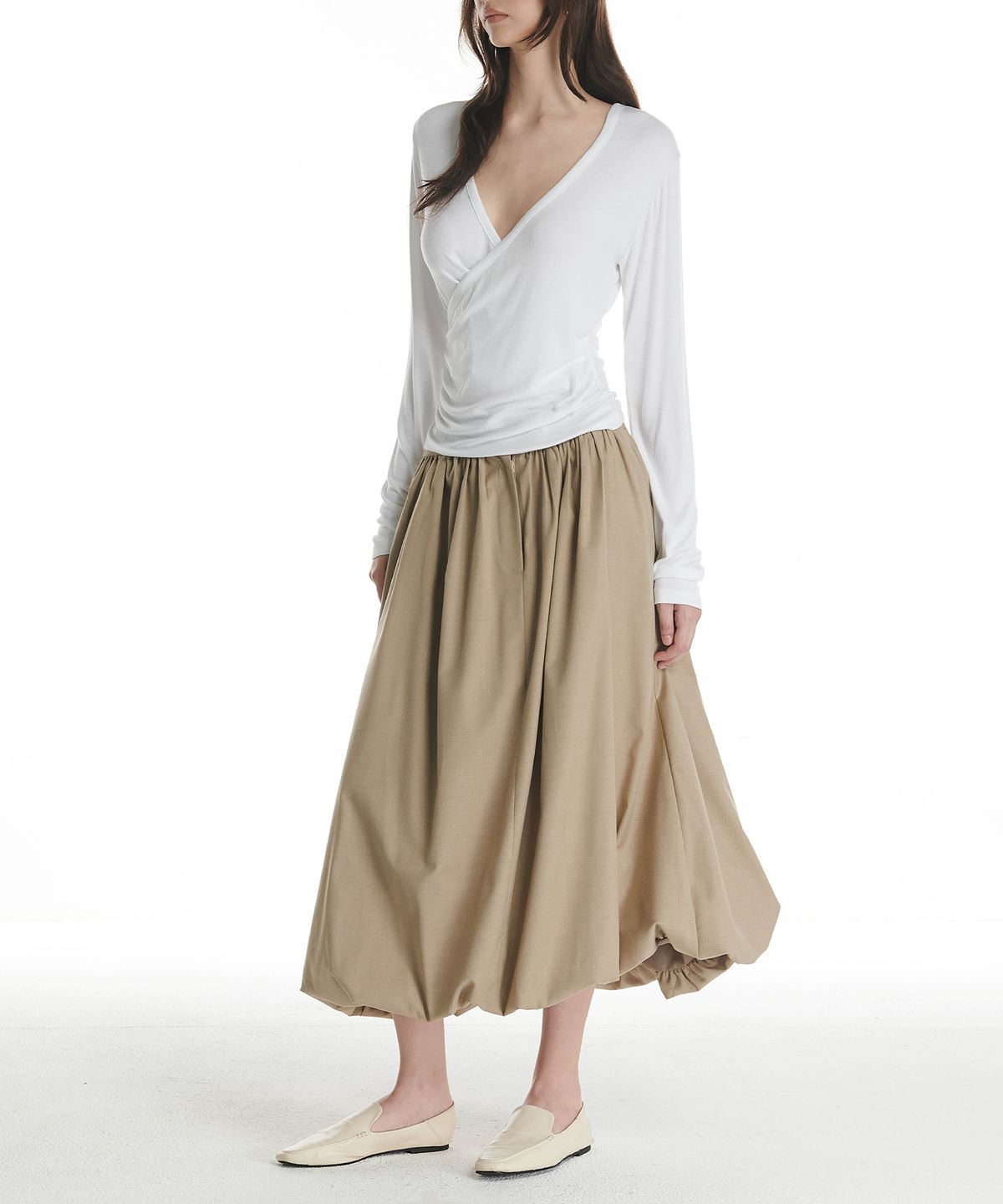 프로젝트 웨이브(PROJECT WAVE) Peak Balloon Skirt (2color)