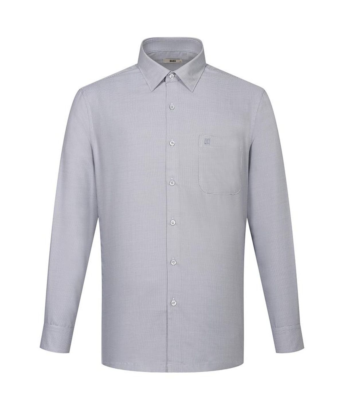닥스셔츠(DAKS SHIRTS) 마이크로 패턴 셔츠 레귤러핏 그레이_DMP2SHCL102G1