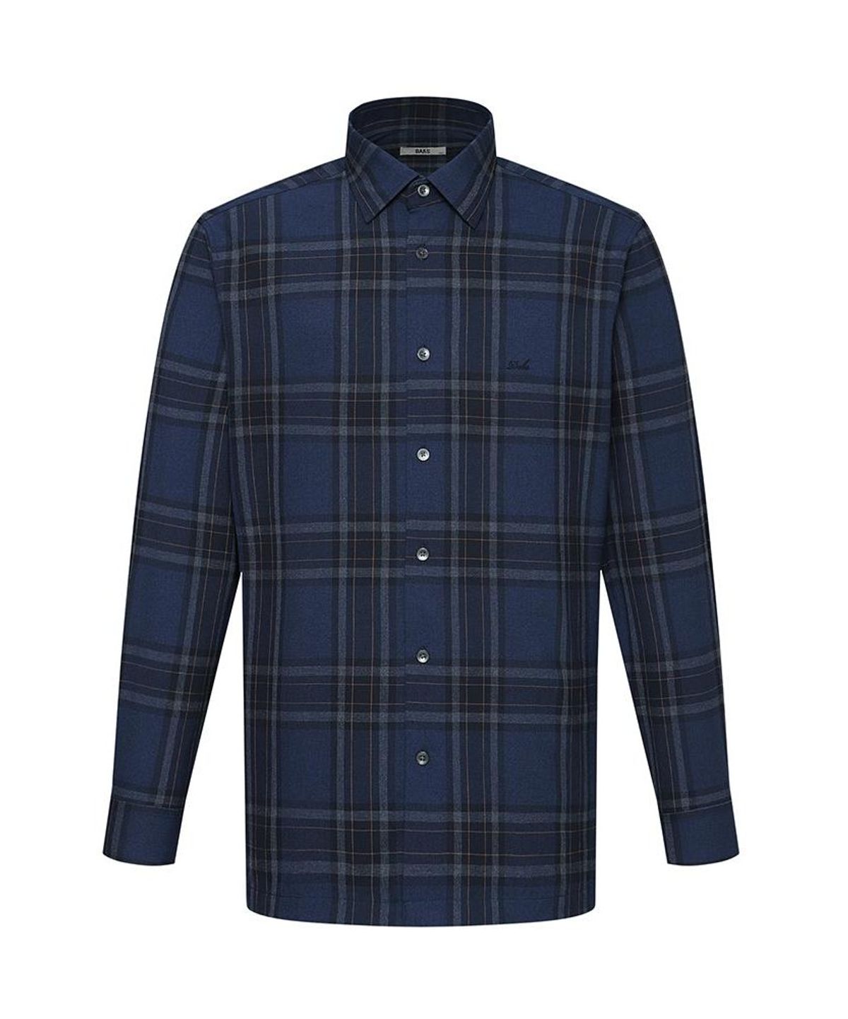 닥스셔츠(DAKS SHIRTS) 이지케어 폴리혼방 미듐체크셔츠 레귤러핏 블루_DMA1SHCL110B1