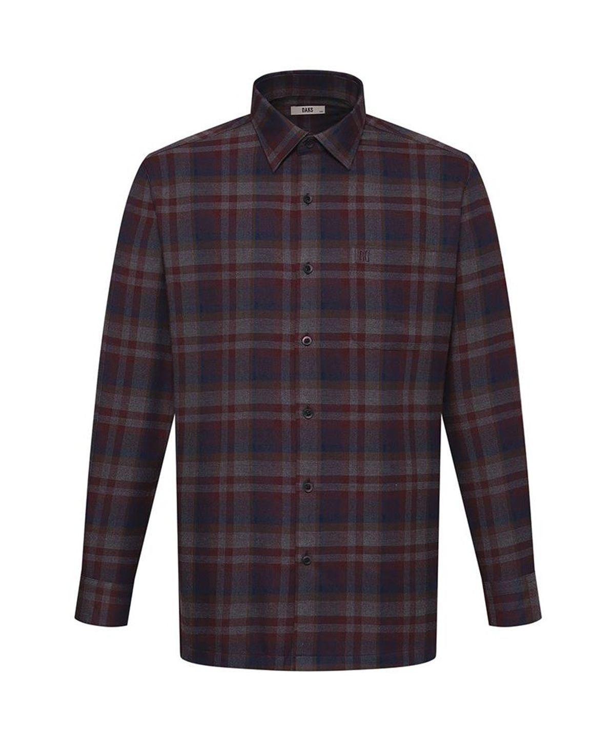 닥스셔츠(DAKS SHIRTS) 이지케어 폴리혼방 체크셔츠 레귤러핏 레드_DLW2SHCL426R1