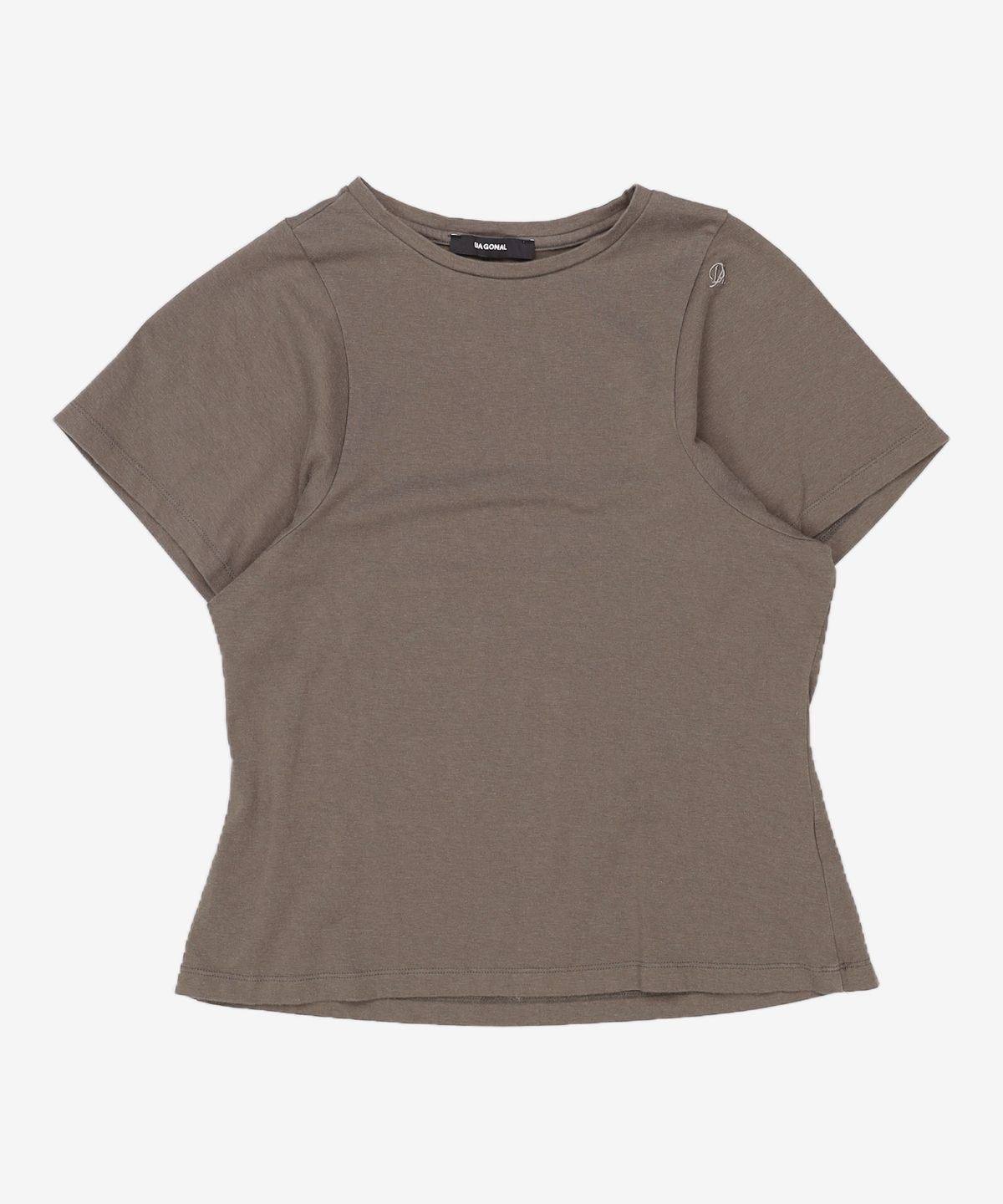 다이애그널(DIAGONAL) SOFT FLARE TEE (grey) XS