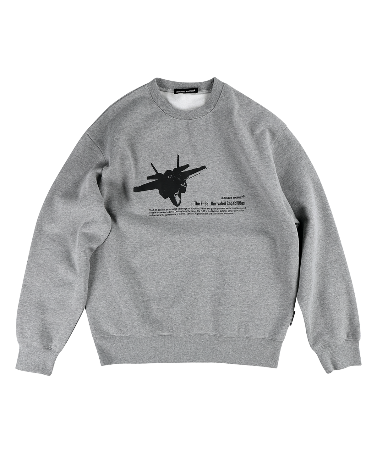 록히드마틴(LOCKHEED MARTIN) LM F-35 SWEATSHIRTS(L45UTL011GRY)