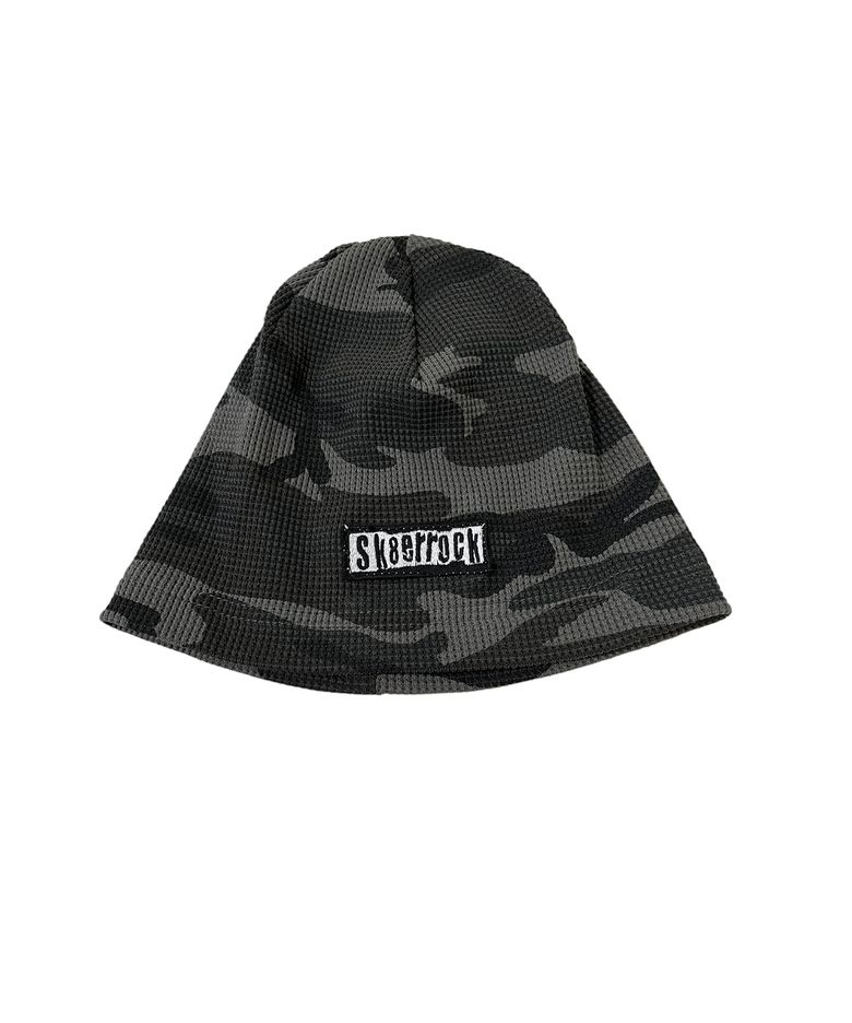 Camouflage Waffle Beanie (Gray)