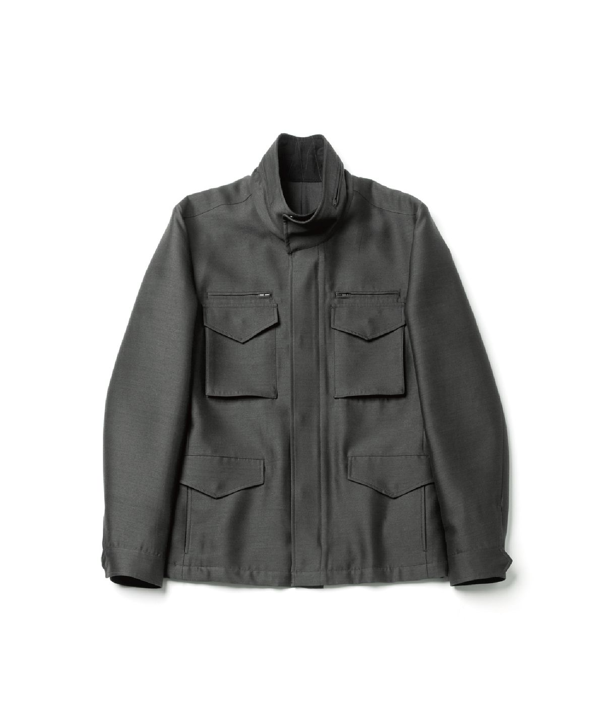 해칭룸(HATCHINGROOM) Silent M65 Jacket Wool/Silk Sage