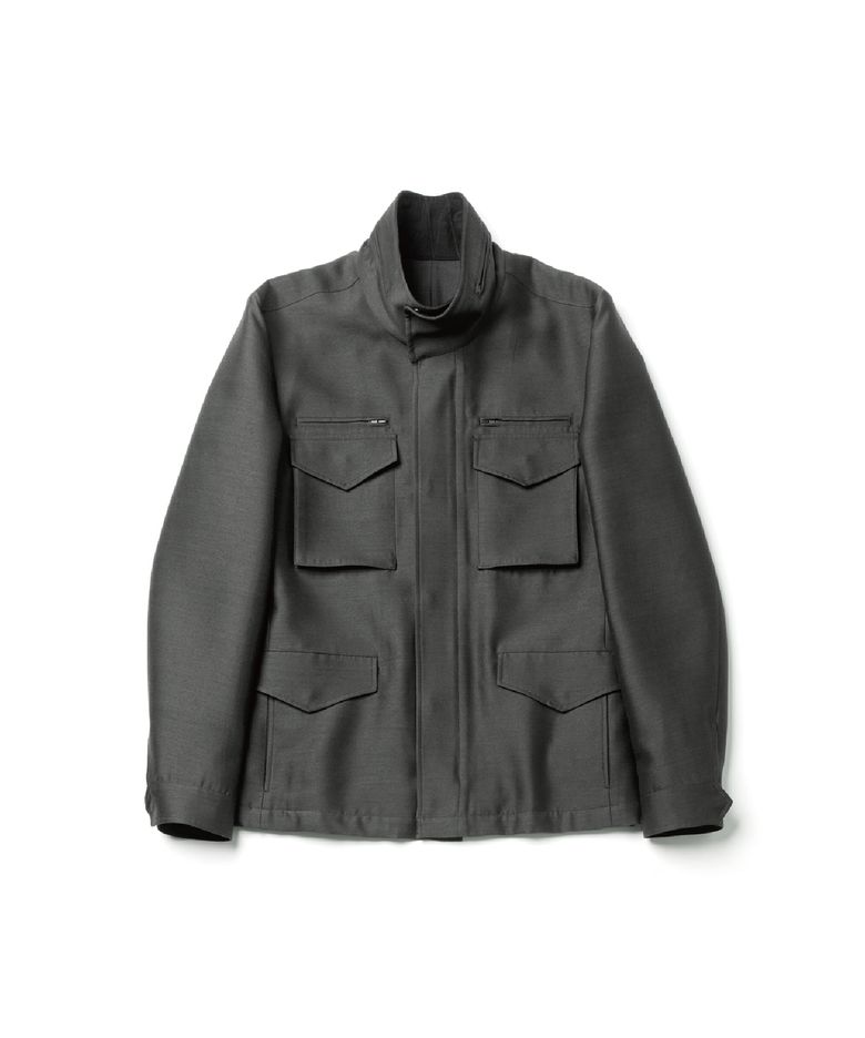 Silent M65 Jacket Wool/Silk Sage