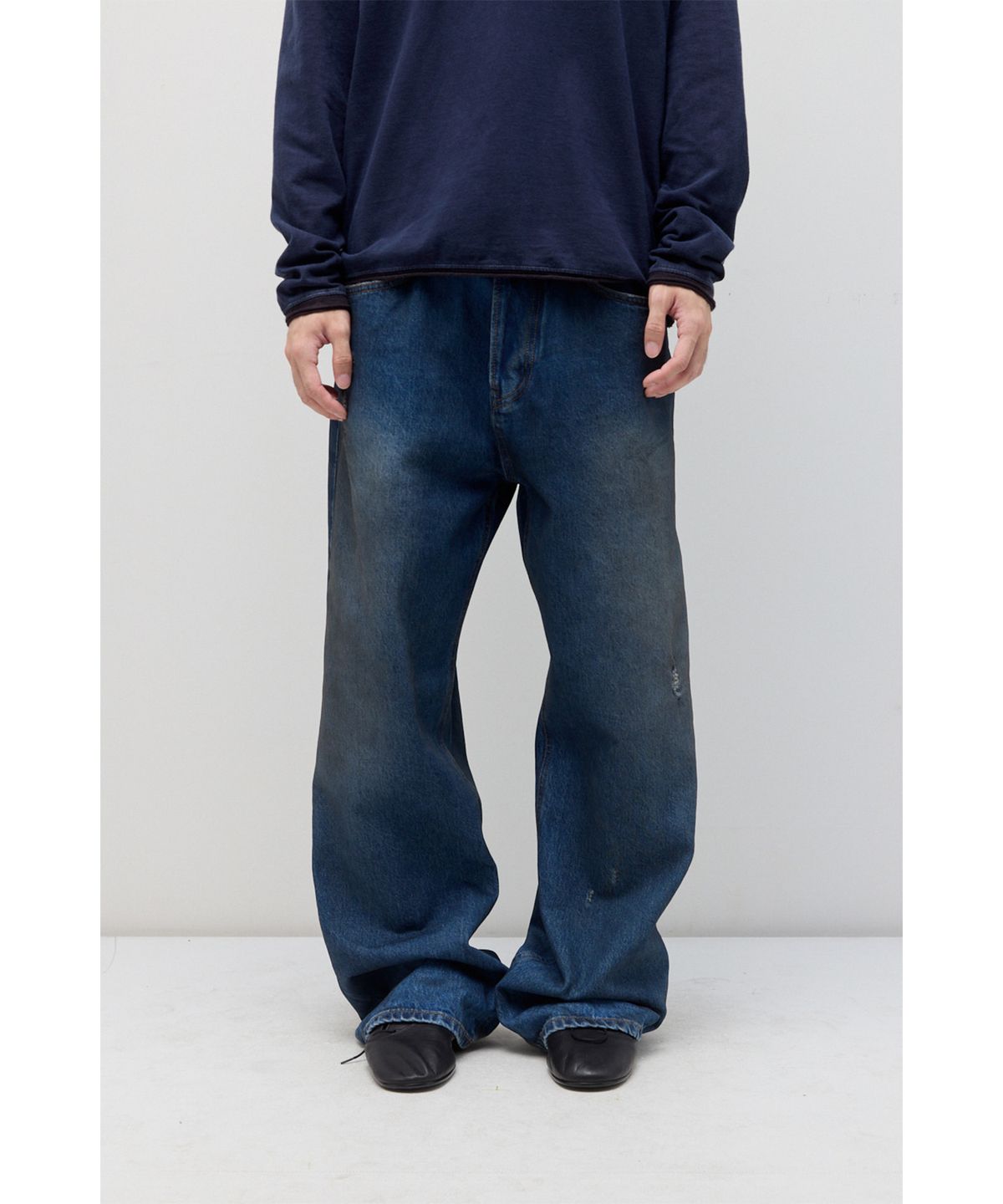 해칭룸(HATCHINGROOM) Regular Selvedge Jeans Dusty Blue