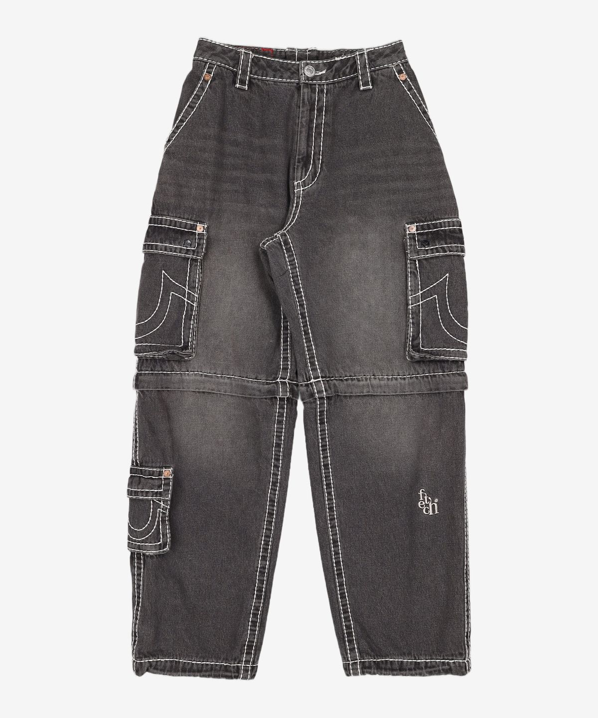 트루릴리젼(TRUERELIGION) TRUE RELIGION X FETCH DENIM SEPARATE CARGO PANTS BLACK M