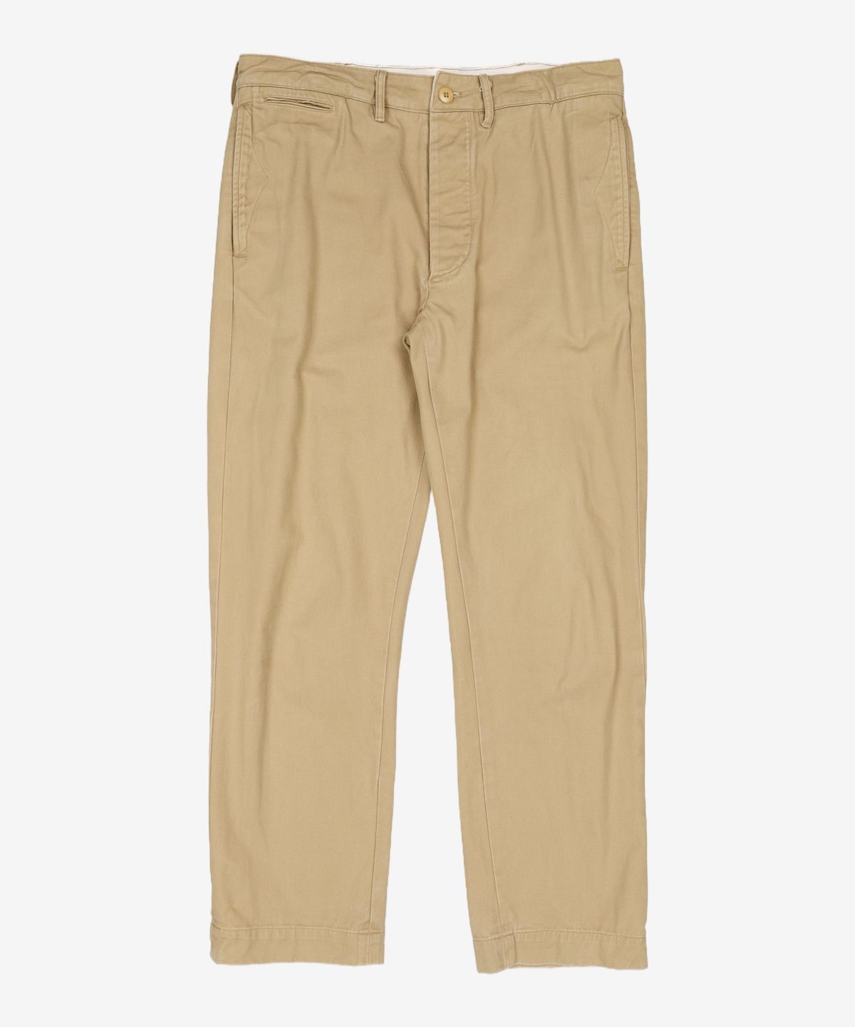 프리즘웍스(FRIZMWORKS) WASHED OFFICER CHINO PANTS _ BEIGE M
