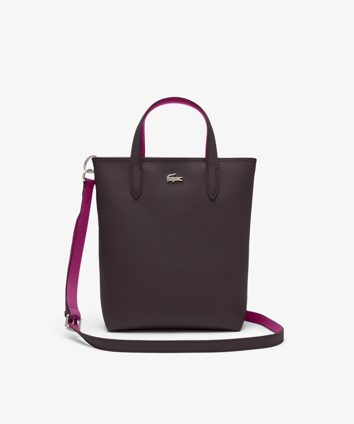 라코스테(LACOSTE) 여성 안나 탑지퍼 세로형 크로스백 NF4929A56N T85