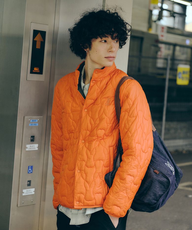 우사기 리버시블 패딩 자켓(ORANGE)