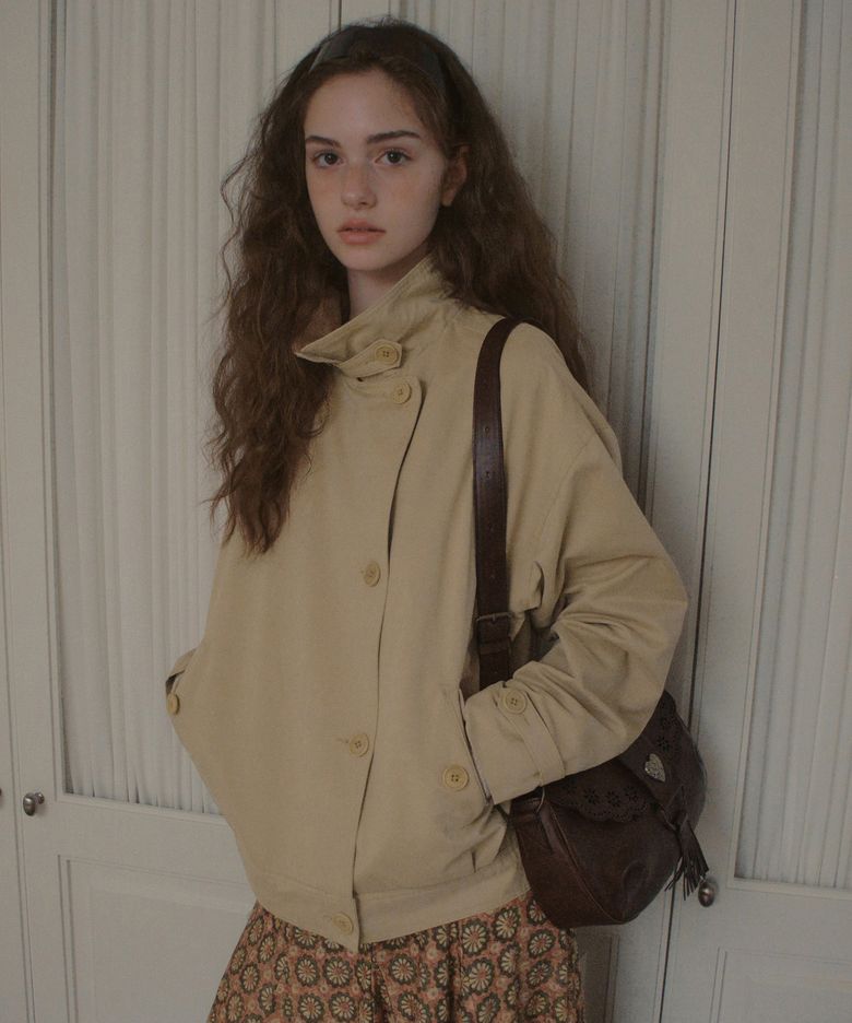 Mabel Trench Blouson Jacket_Beige(OCB6OT01)