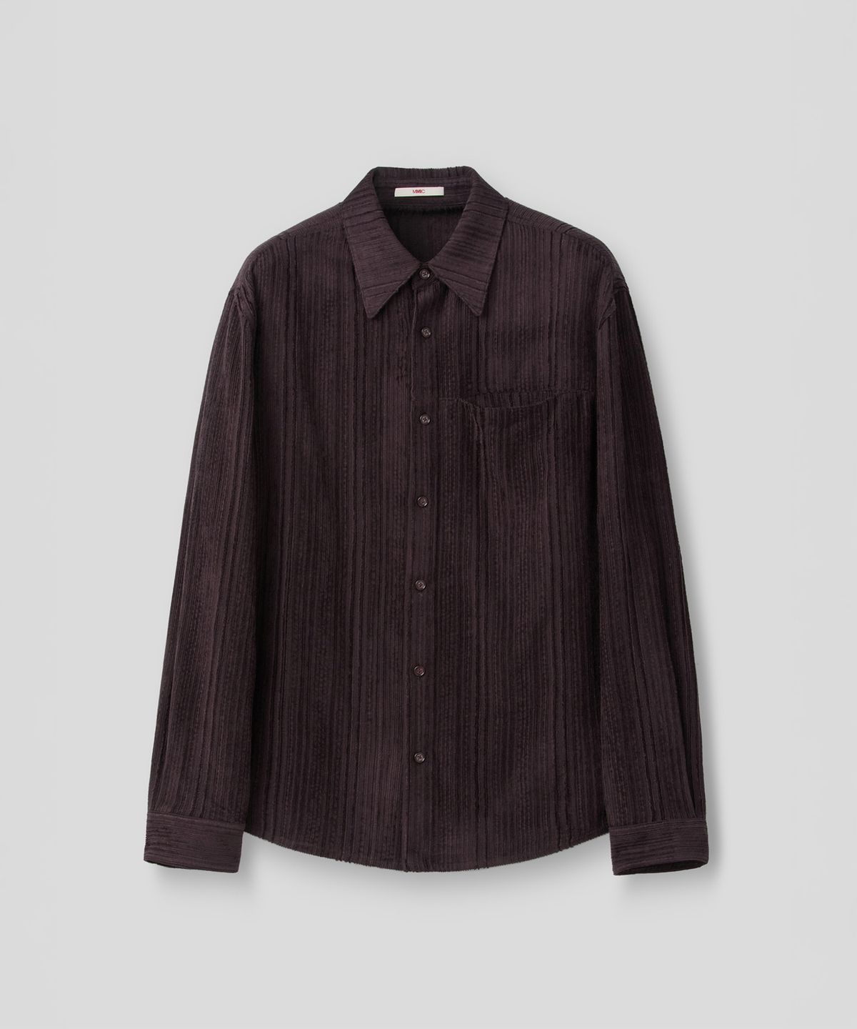 엠엠아이씨(MMIC) DRAPE SHIRT (WINE)