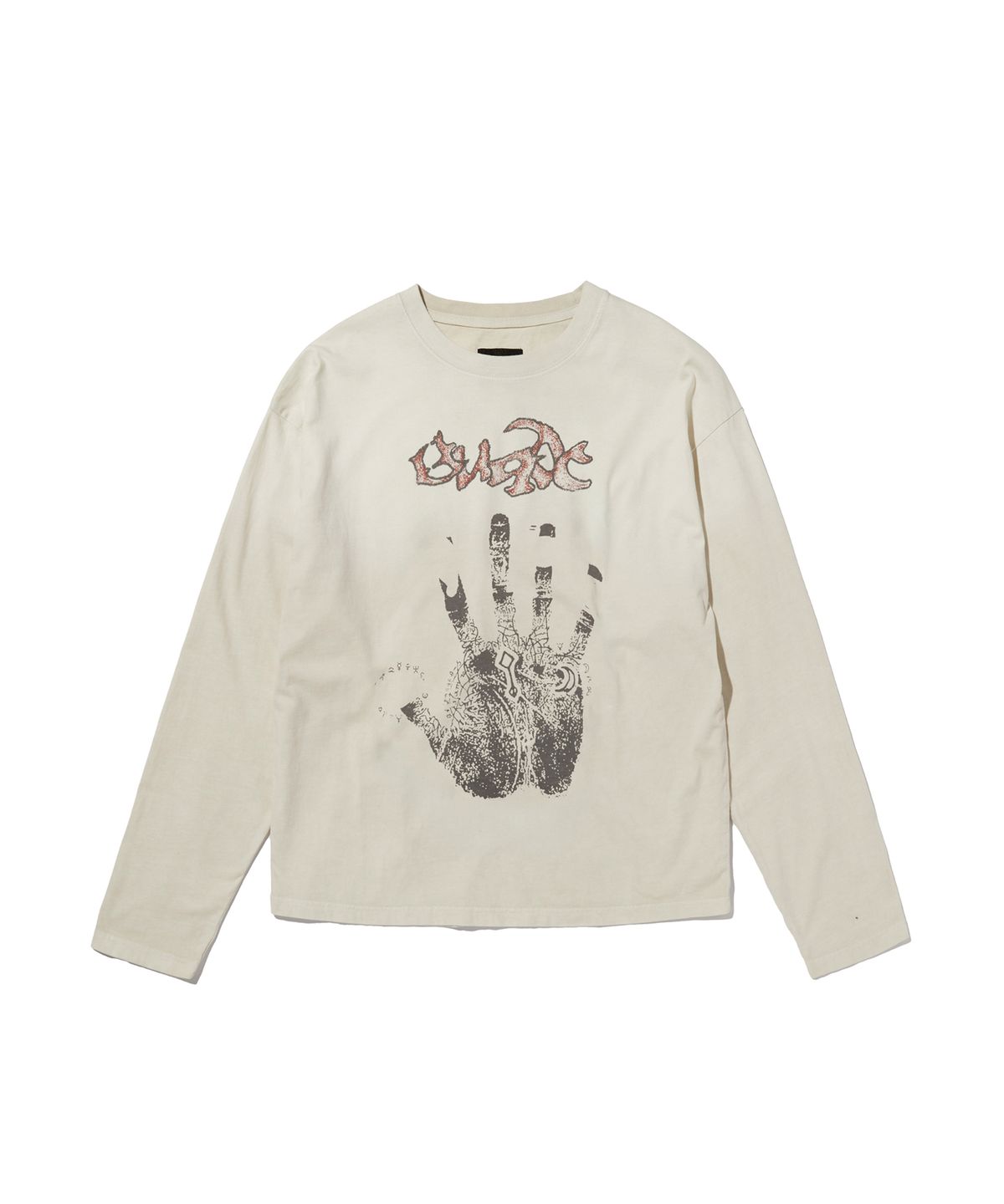 스웨이드(SUADE) HANDPRINT LONG SLEEVE [IVORY]